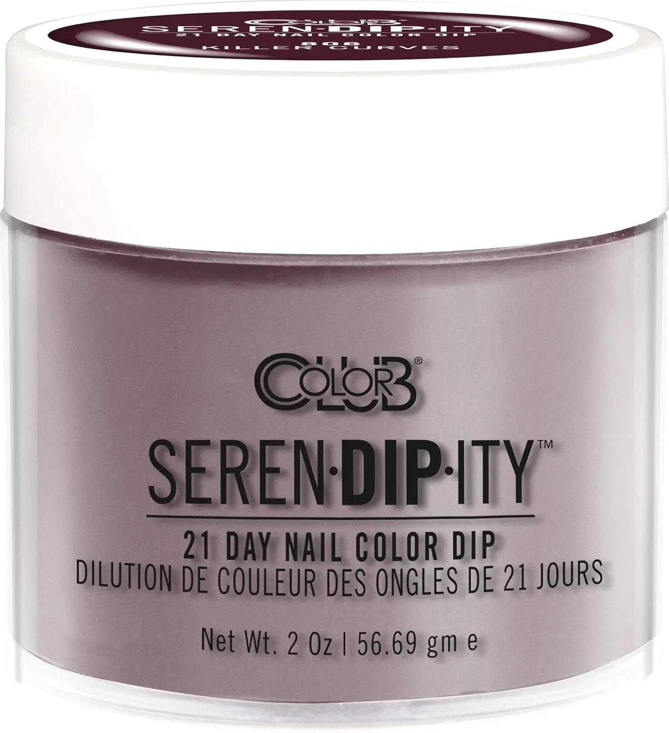 Color Club Killer Curves Serendipity 2 Ounce Dip Color Powder, 0.5 fluid_ounces