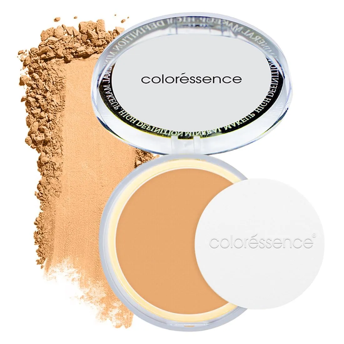 Color-essence Perfect Tone Compact Powder, Matte Setting Powder, Ivory Beige, 10 Gram