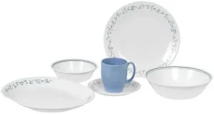 Corelle Livingware 34-Piece Dinnerware Set, Service for 8, Country Cottage