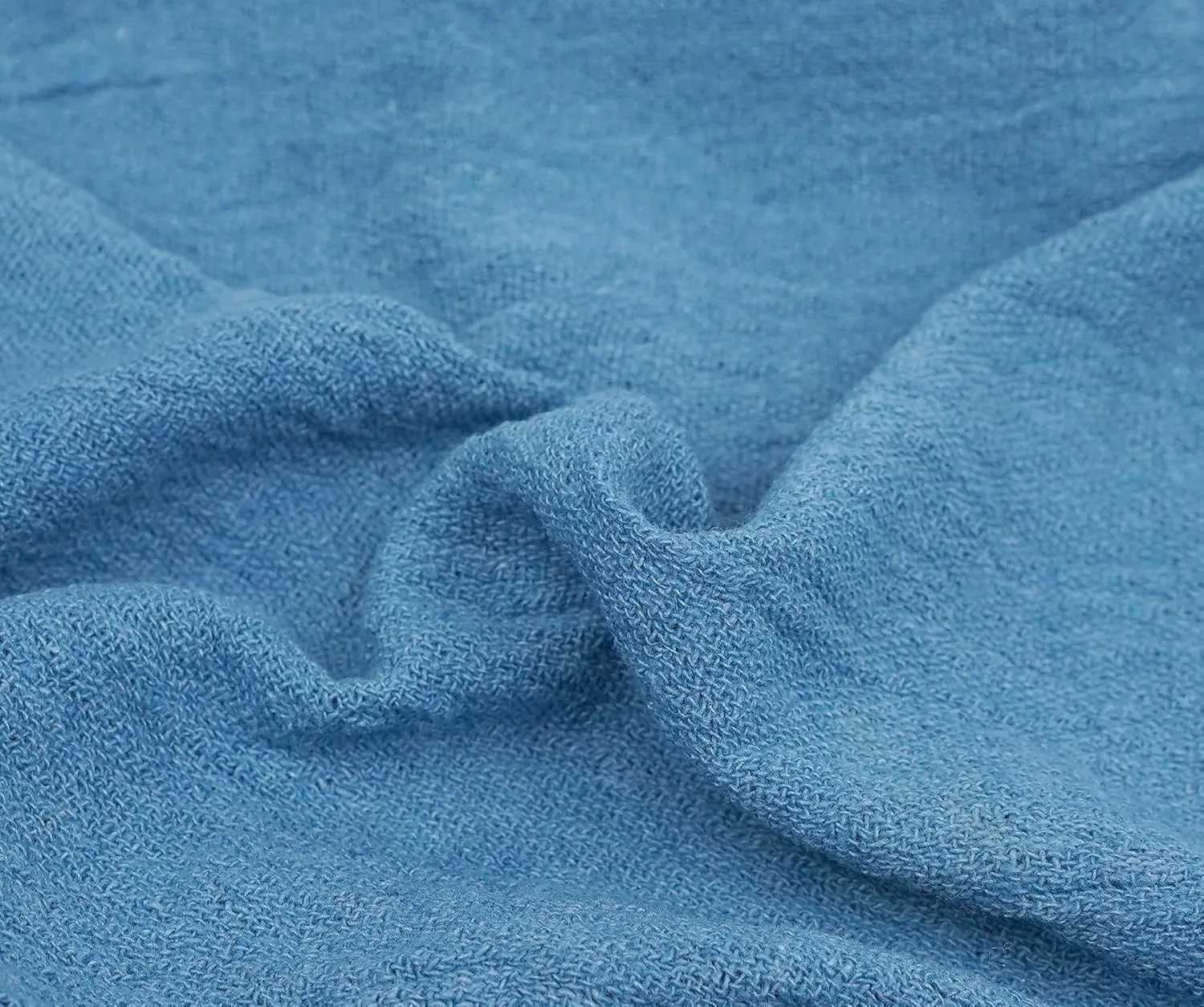 Cotton Shop Towels Blue – (Pack of 150) Size 14x14 Inches Cleaning Rags – Absorbent Shop Rags and Multipurpose Cleaning Towels for Automobiles, Industries, Garage and Homes