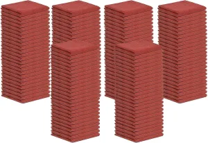 Cotton Shop Towels Red – (Pack of 150) Size 14x14 Inches Cleaning Rags – Absorbent Shop Rags and Multipurpose Cleaning Towels for Automobiles, Industries, Garage and Homes