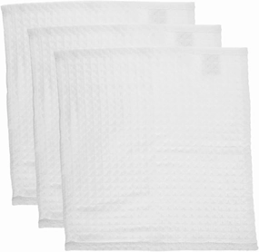 Cotton Square Face Towels 3 Pack Soft Absorbent for Makeup Face Cleaning