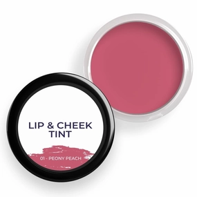 DBE Everyday Lip, Cheek and Eye Tint Balm for Women | Lip Tint - Peony Peach | Long Lasting, Vegan with Vitamin E Oil, 8 Gram,0.28Ounce.