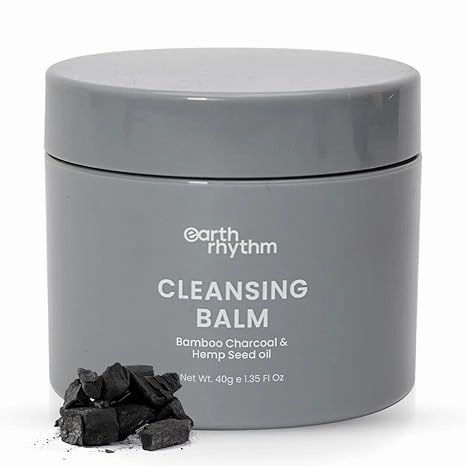 Deep Pore Charcoal Cleansing Balm, Makeup Remover for All Skin Types, 40g