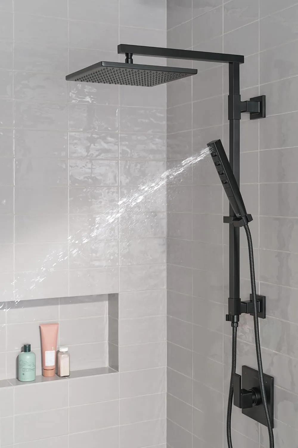 Delta 52159-BL25 Single-Setting Metal Raincan Head, Without Shower Arm, Matte Black