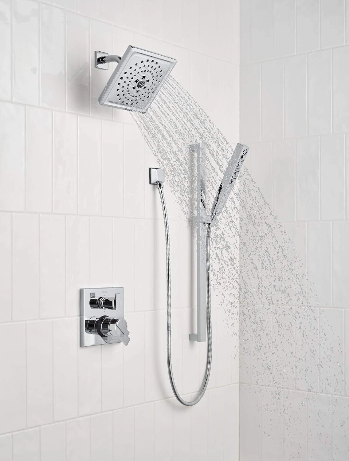 Delta Faucet Ara 17 Series 6-Setting Integrated Diverter Valve Trim Kit, Black Diverter Valve Trim Kit, Shower Trim Kit, Matte Black T27967-BL (Valve Not Included)