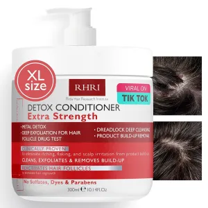 Detox Conditioner for Men and Women | Extra Strength and Deep Cleansing for Scalp & Hair | Metal Detox, Build-Up Removal & Hair Follicle Care | No Sulfates, Dyes or Parabens | 300ml
