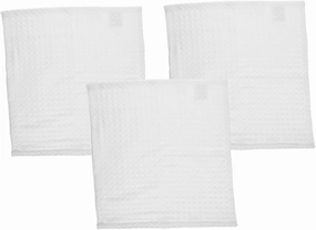 Didiseaon 3pcs Waffle Washcloths Face Body Reusable Makeup Removal Soft Cotton Square Towels Absorbent Ideal for Daily Use