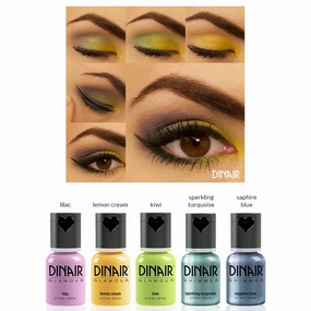Dinair Airbrush Makeup Eyeshadows - Sapphire Blue - Shimmer .55 fl oz