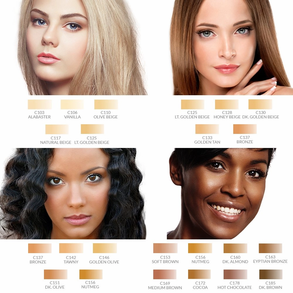 Dinair Airbrush Makeup Foundation | Dark Brown Sg185 | Soft Glow Colair - 1/4 Oz