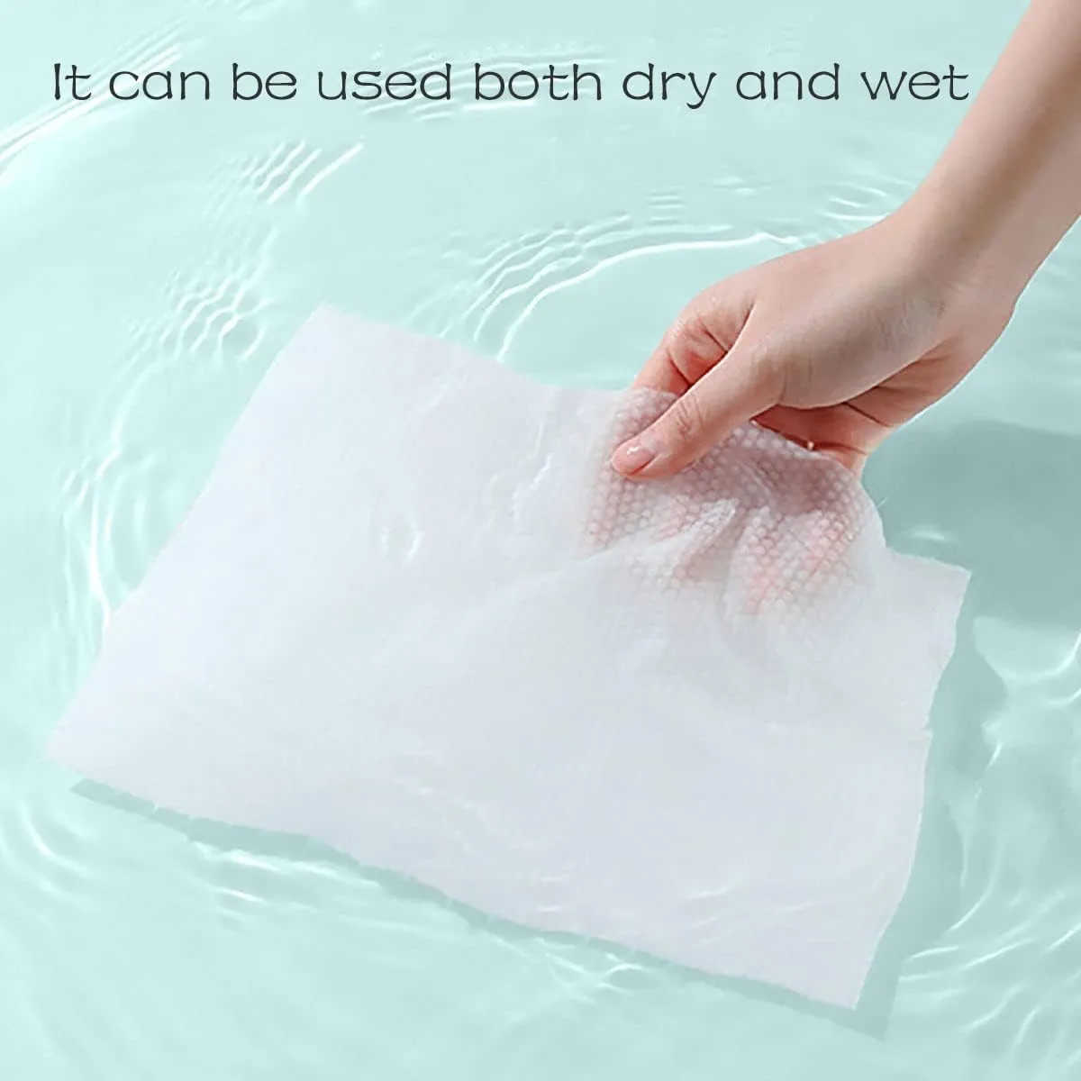 Disposable Face Towel Face Cloths for Washing Soft Cotton Dry Wipes Facial Cloths Towelettes for Washing and Drying, 400 Count Facial Tissue for Cleansing, Skincare and Makeup Remover