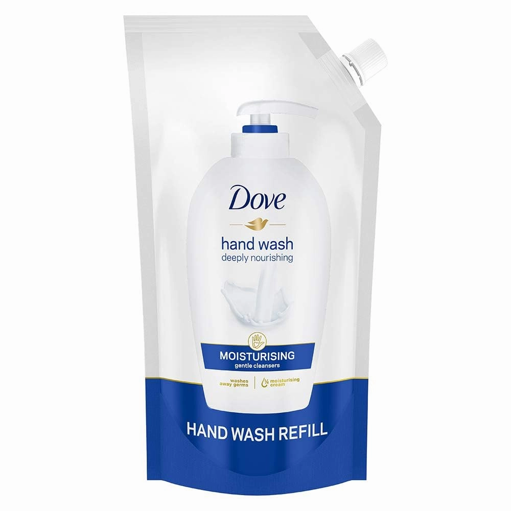 Do ve Moisturising Liquid Hand Wash, 900ml Refill | Gentle Cleanser for Soft Hands, Suitable for Sensitive Skin | Nourishing Liquid Handwash