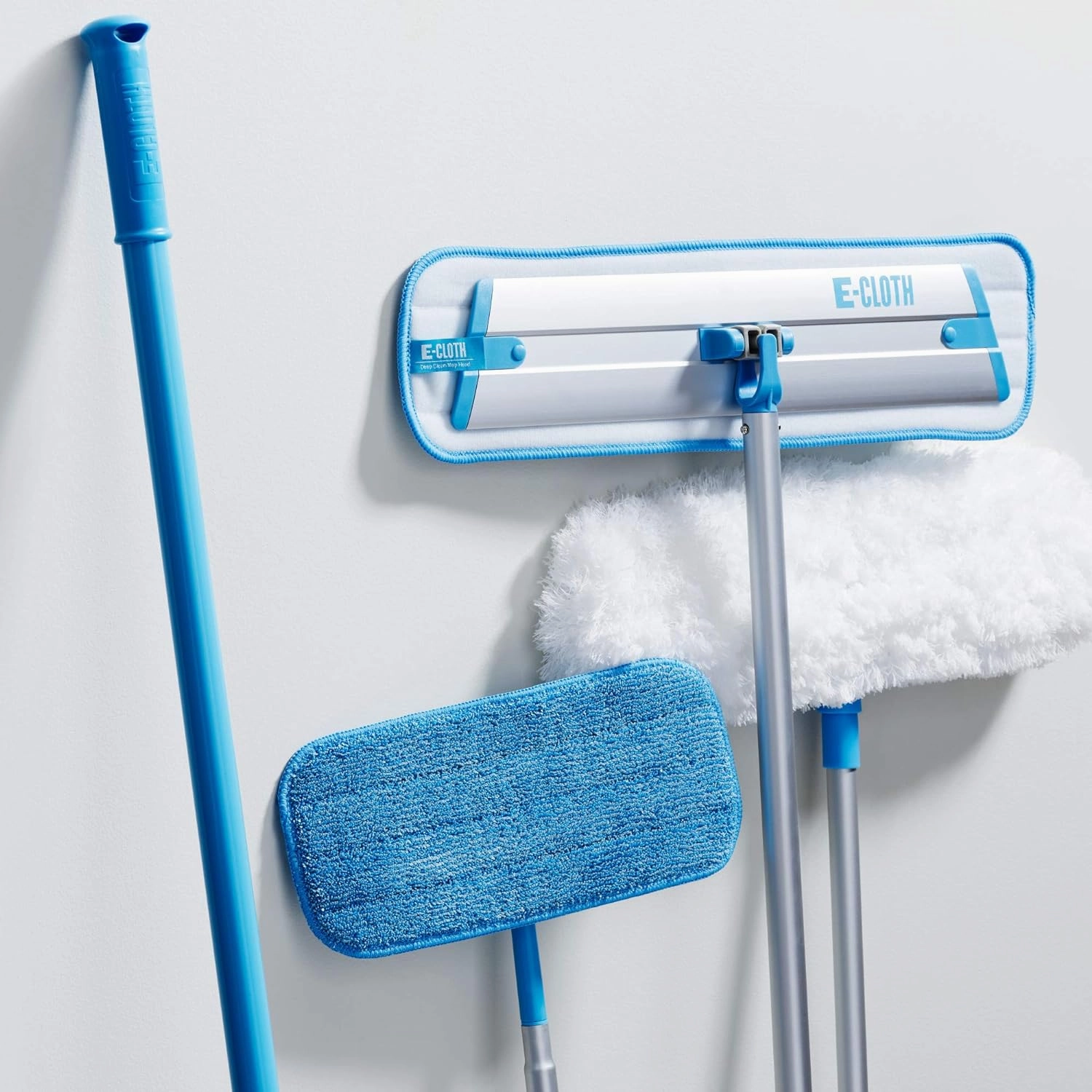 E-Cloth Deep Clean Mop Head, Microfiber Mop Head Replacement for Floor Cleaning, Great for Hardwood, Laminate, Tile and Stone Flooring, Washable and Reusable, 100 Wash Guarantee, 1 Pack