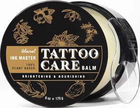 Ebanel Tattoo Aftercare Balm, All Natural Preservative-Free Healing Cream, Tattoo Cream Aftercare Color Enhancement Butter with Herbal Essences and Essential Oils for New and Old Tattoos, 6Oz