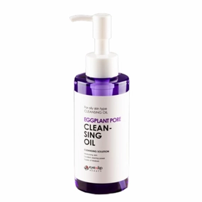 Eggplant Pore Cleansing Oil – 5.07 fl oz (150ml) – Gentle Makeup Remover and Deep Pore Cleanser for Oily and Combination Skin – Korean Skincare with Hydrating and Soothing Properties