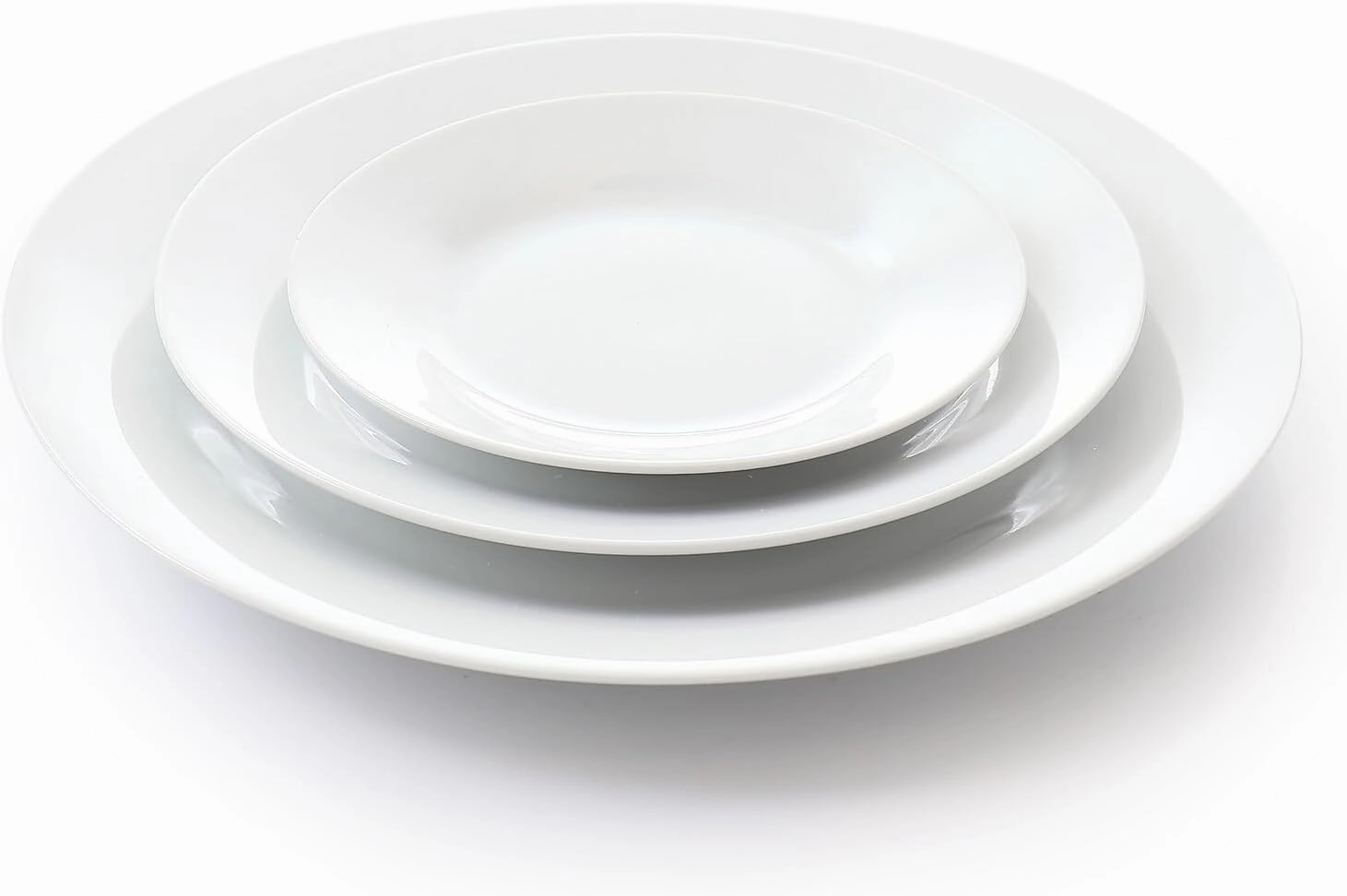 Elama Ceramic Stoneware Condiment Appetizer Set, 4 Piece, 3 Tier Porcelain and Metal 1