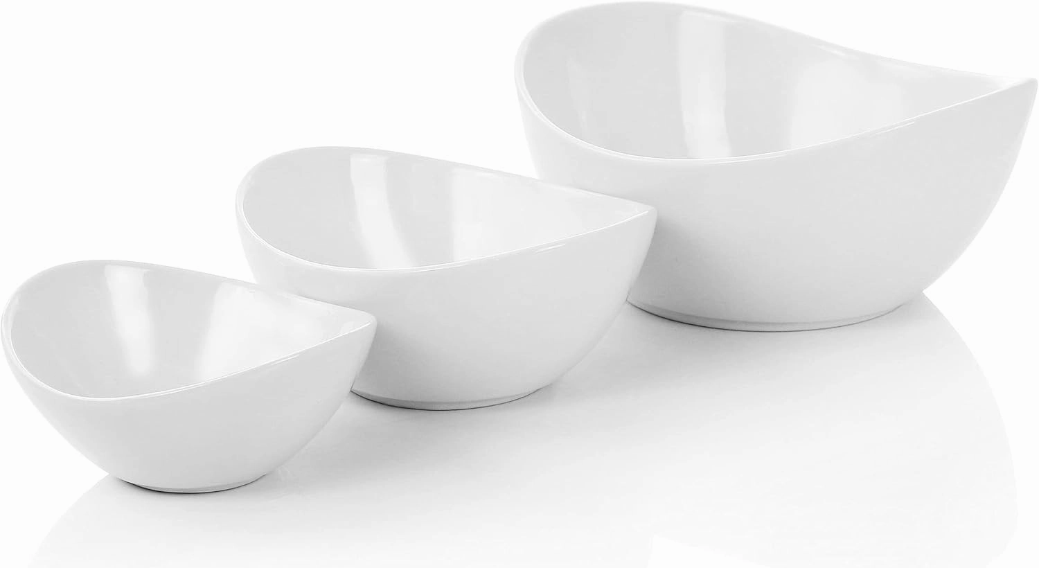 Elama Ceramic Stoneware Condiment Appetizer Set, 4 Piece, 3 Tier Porcelain and Metal 2