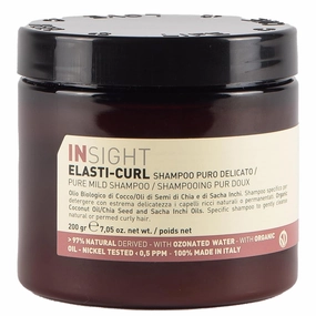 Elasti‑Curl Pure Mild Conditioning Shampoo with Ozonated Water & Organic Oils for Gentle, Hydrating Care, 7 Oz. / 200 gr