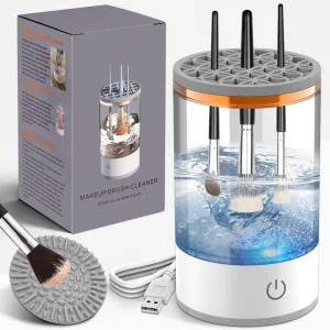 Electric Makeup Brush Cleaner Machine,Automatic Makeup Brush Cleaner,Professional Makeup Brush Cleaning Machine for Travel Home Use