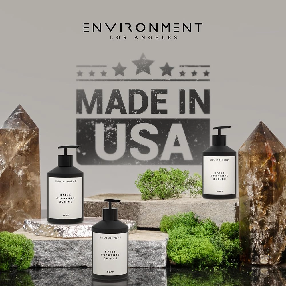 ENVIRONMENT Inspired by 5-Star Hotels EDT Hand Soap, 300ml Luxury Liquid Hand Soap (Blonde Woods | Rose | Black Fig) Home Essentials, Kitchen & Bathroom Hand Soap, Hand Wash, Vegan & Cruelty-Free