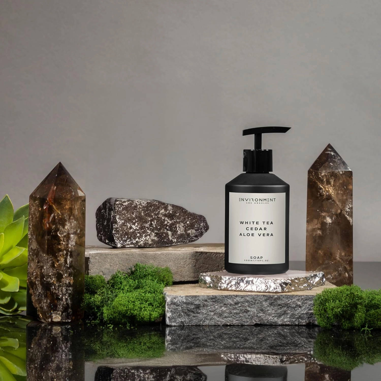 ENVIRONMENT Inspired by 5-Star Hotels WSTN Hand Soap, 300ml Luxury Liquid Hand Soap (White Tea | Cedar | Aloe Vera) Home Essentials, Kitchen & Bathroom Hand Soap, Hand Wash, Vegan & Cruelty-Free