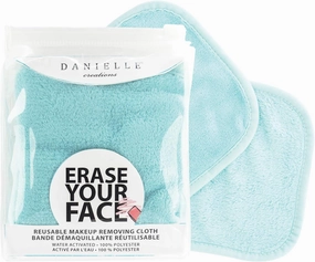 ERASE YOUR FACE Chemical-Free Makeup Removing Facial Cloth, Blue