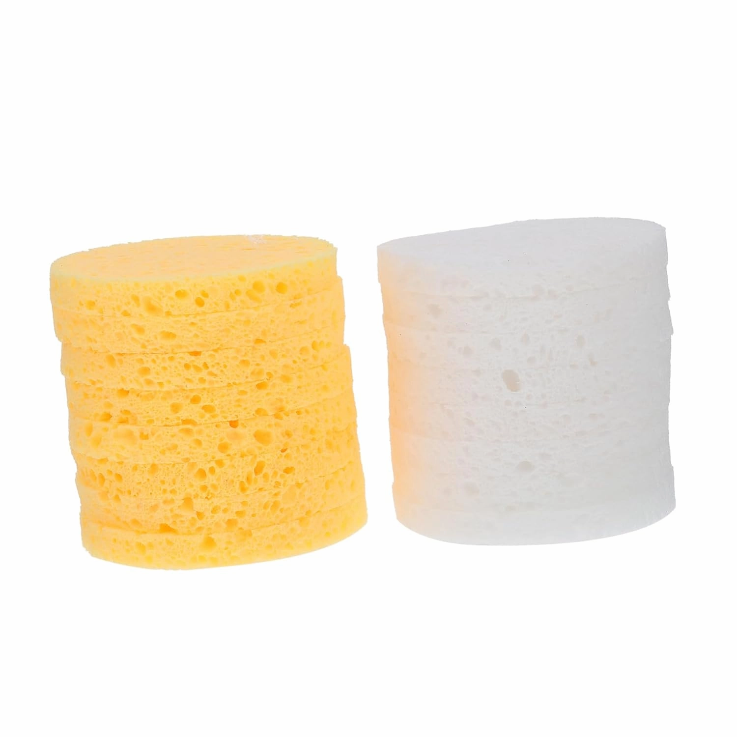 ERINGOGO 100Pcs Rounded Face Cleaning Makeup Removing Pads for Exfoliating and Skin Care Soft Facial Washing Tool for Sensitive Skin Suitable for Daily Use