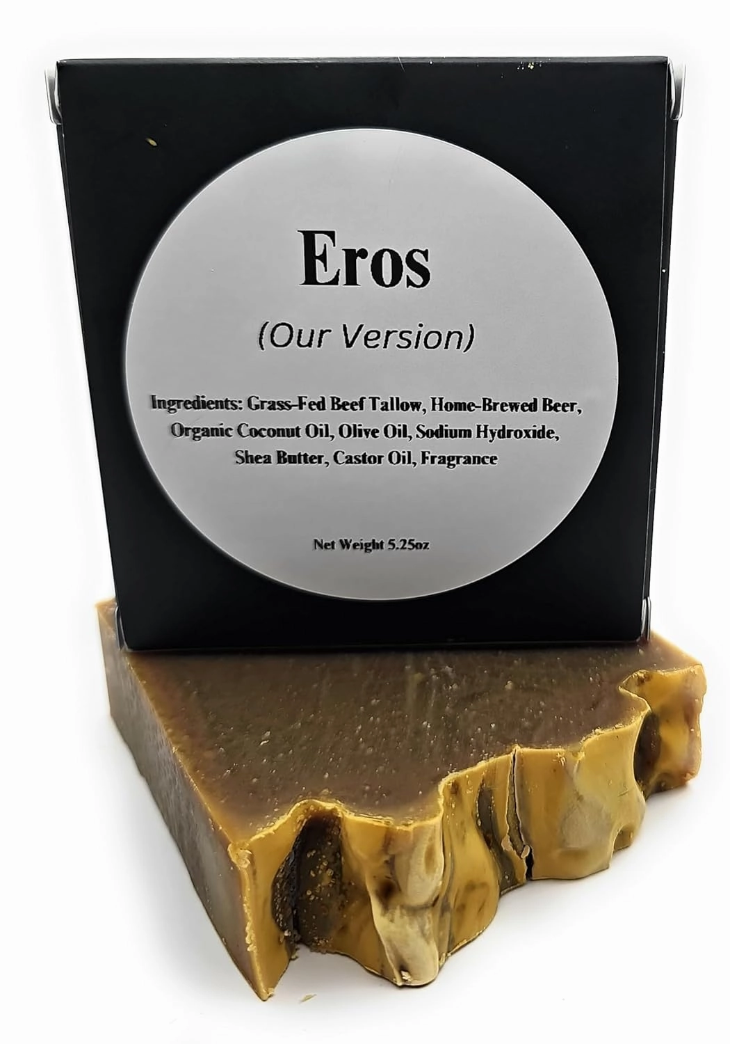 Eros (Our Version) Soap Bar, Handcrafted in Colorado, Natural Ingredients with Grass-Fed Beef Tallow, 5.25oz