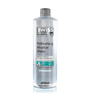 Essential Care Refreshing Micellar Water 400 Ml, Removes Makeup, Cleanses And Refreshes, Micellar Water Makeup Remover For Face, Eyes And Lips, Non-Greasy