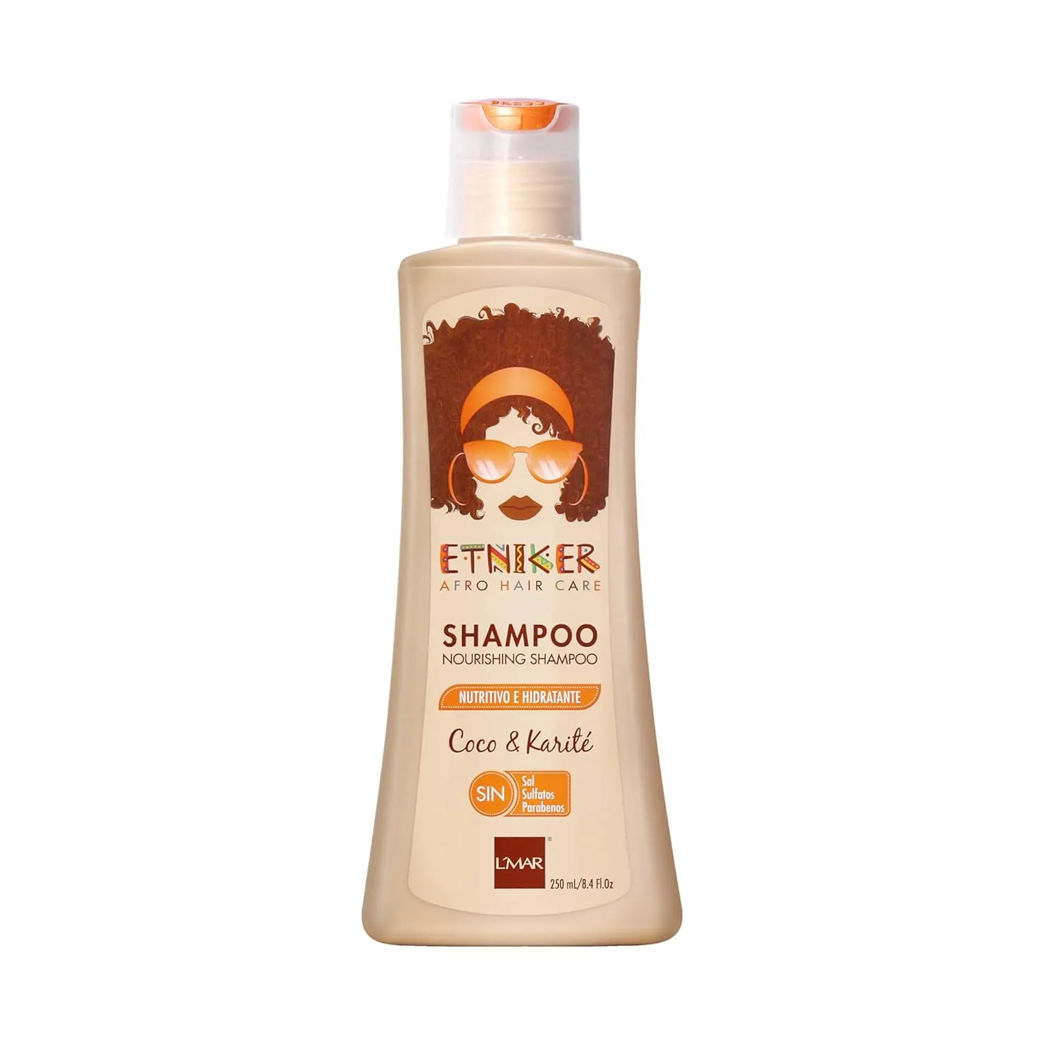 ETNIKER Nourishing Shampoo for Curly & Wavy Hair. Hydrates, Softens & Restores Moisture. Coconut & Shea Butter Formula. Sulfate-Free, Salt & Paraben-Free. Gentle Cleanser for Natural Hair. 8.4 fl oz