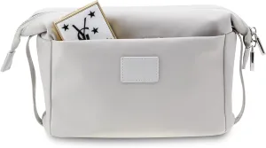 ETOILE - Jet Setter Travel Case Grey Soft Flexible and Foldable Makeup Cosmetic Travel Bag