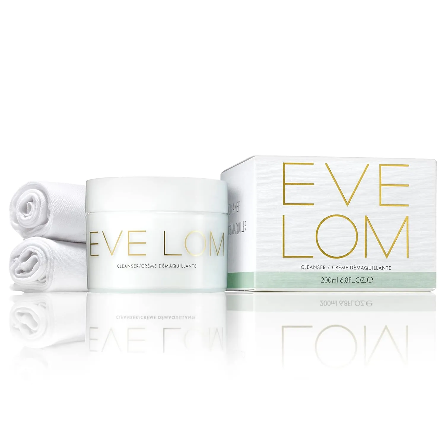 EVE LOM The Original Balm Cleanser - Facial Cleansing Balm - 5-in-1 Facial Cleanser & Muslin Cloth - Deep Cleansing & Gentle Exfoliation, Hydrating Skin Benefits, Removes Waterproof Make-Up