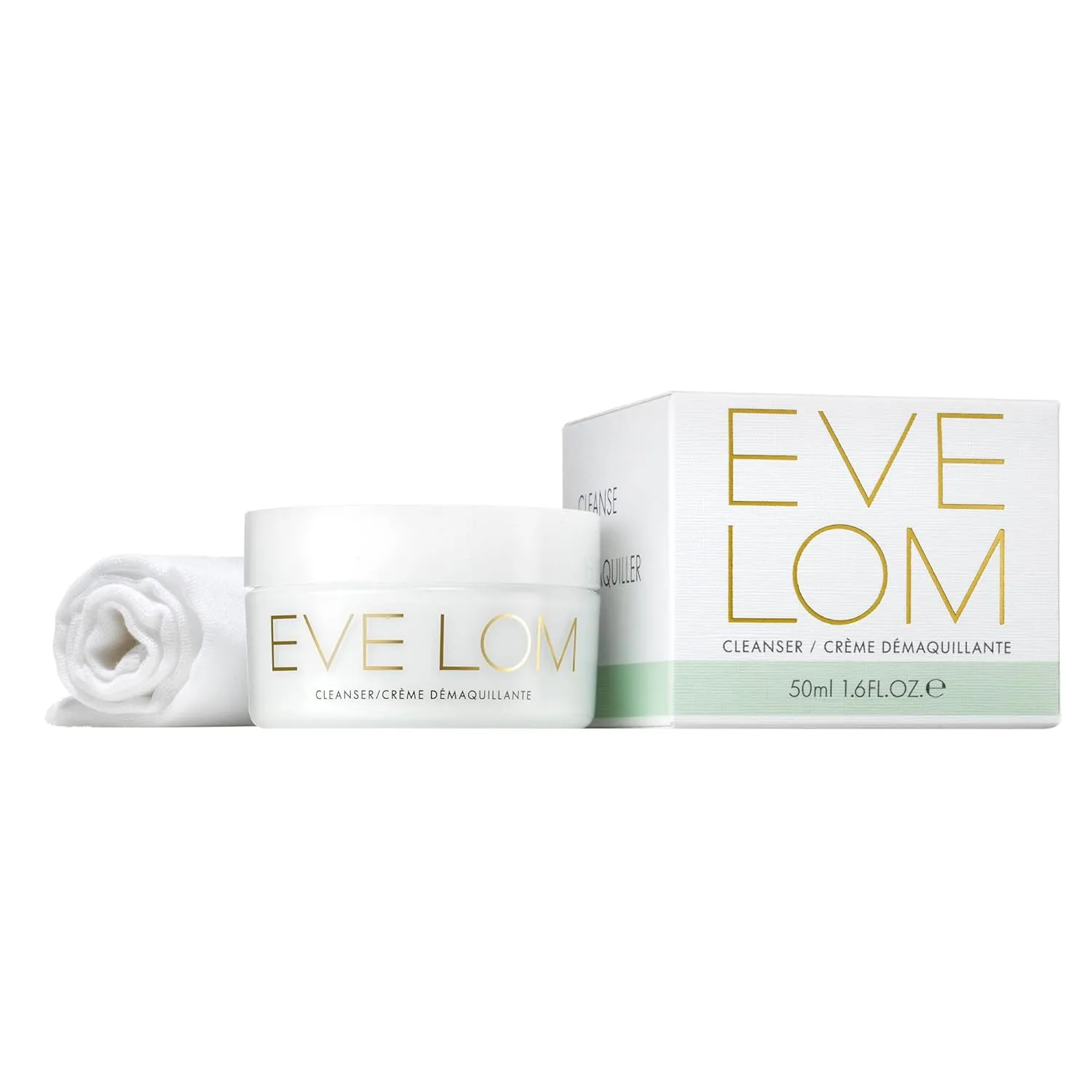 EVE LOM The Original Balm Cleanser - Facial Cleansing Balm - 5-in-1 Facial Cleanser & Muslin Cloth - Deep Cleansing & Gentle Exfoliation, Hydrating Skin Benefits, Removes Waterproof Make-Up