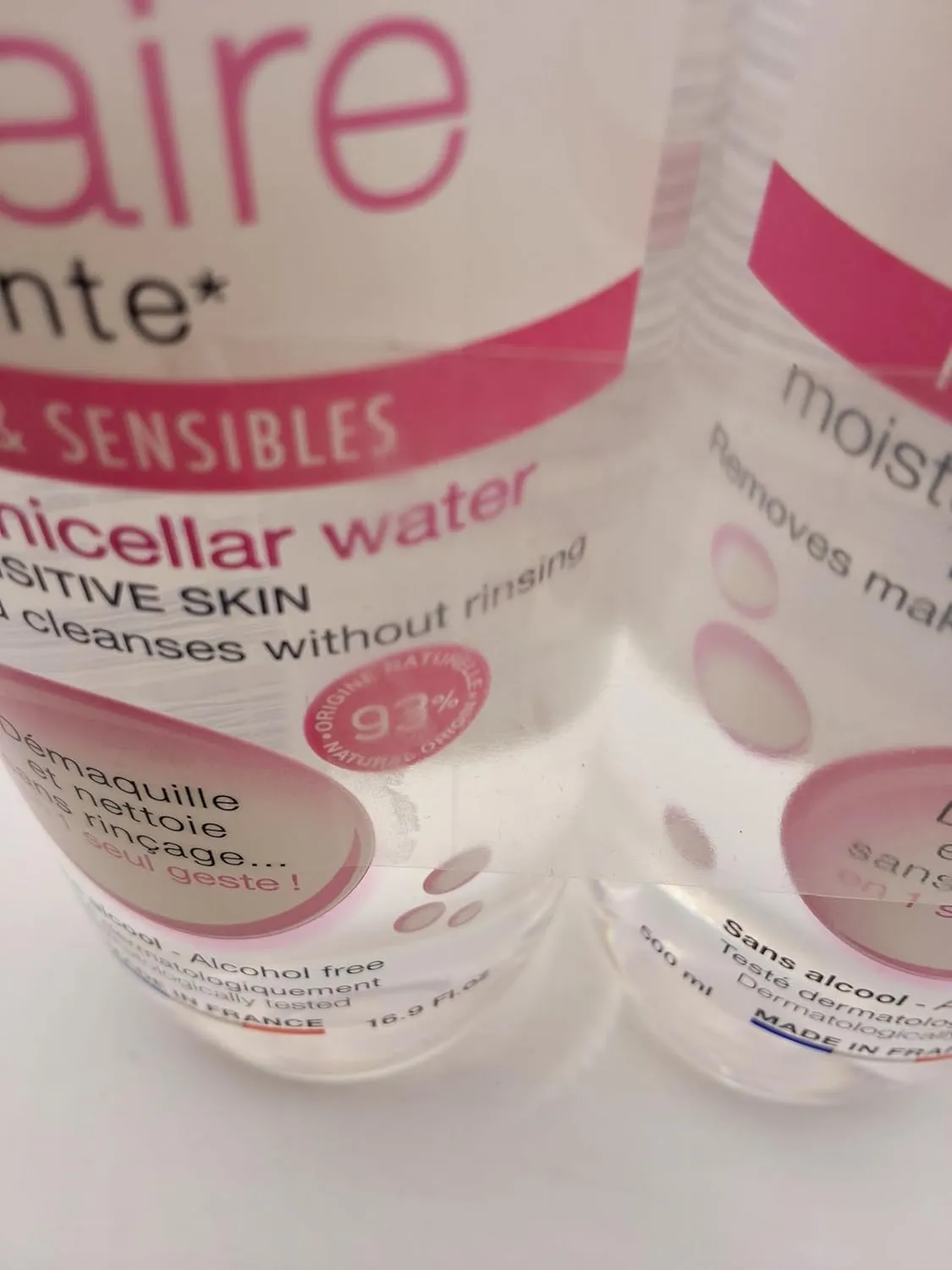 Evoluderm Moisturizing Micellar Water, Dry and Sensitive skin. 16.9 fl.oz. pack of 2