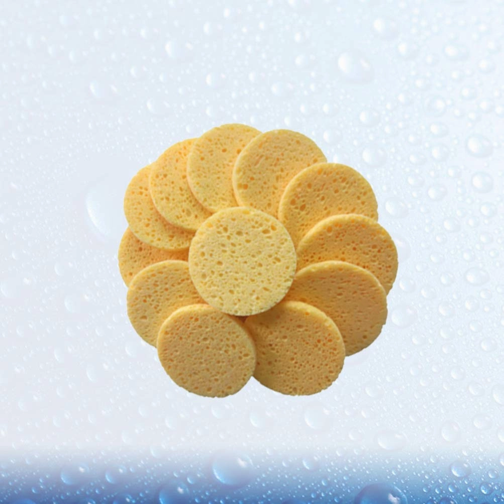 EXCEART 20Pcs Cleaning Sponge Washable Makeup Pads Reusable Facial face Scrub Sponge Exfoliating Facial Sponges Shower Pads Reusable Makeup Pads Makeup Cotton Eyes Cleaning pad