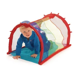 Excellerations Baby Tunnel, Watch Me Crawl, Infant and Toddler Indoor Playground, Gross Motor, Educational Toys, Kids Toy, Gift, Home School or Classroom (Item # GOBABY)