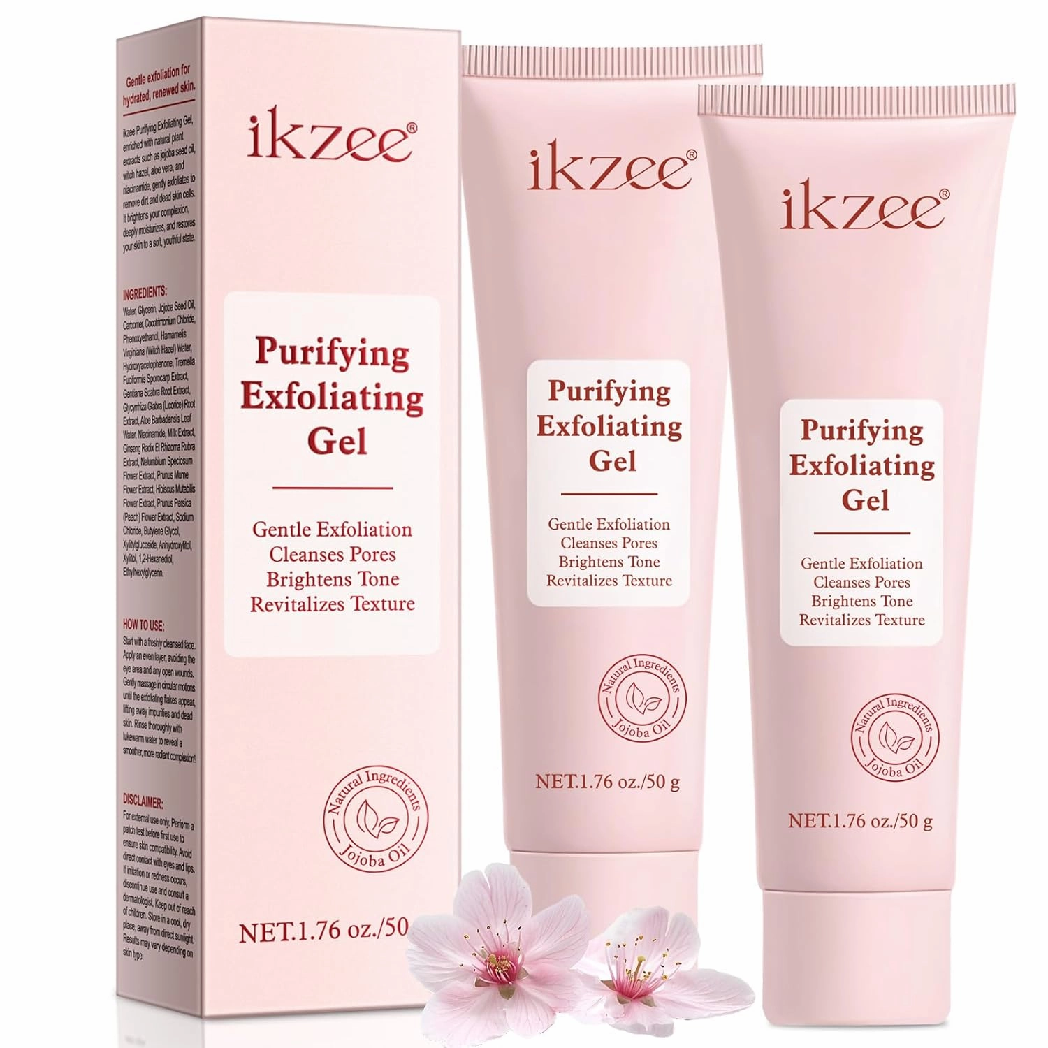 Exfoliating Gel, Exfoliante Facial, Gentle Exfoliating Scrub, Facial Exfoliator Cleanser, Exfoliating Face Wash, Deep Cleansing Exfoliante for Face and Body (2)