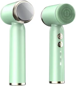 Exfoliator Scrubber, Facial Massager, 40°C Hot Compress 10°C Cold 6 Different Brush Heads 3 Levels of Adjustment, for Deep Cleaning Face Massaging