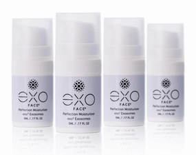 EXO SKIN SIMPLE EXO FACE® - Perfection Moisturizer Travel Size | Hydrating Face Moisturizer | 5ML / .17 fl oz, Pack of 4
