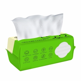 Extra Thick Disposable Face Towel, 100% Pure Cotton Face Towelettes Disposable, Ultra Soft Face Cloths for Sensitive Skin, Makeup Remover Dry Wipes, Facial Towels for Skincare, 70 Count
