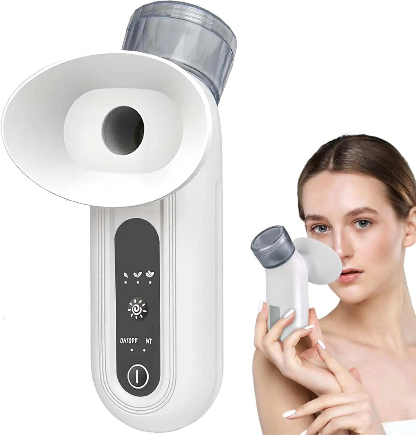 Eye Steamer for Dry Eye, Eye Mister, Portable Eye Steam Sprayer, Heated Mist steam Therapy for Dry Eyes Relief, Moisturizing Eye Treatment, Mini Soothing Steamer for Eye Care