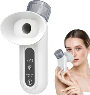 Eye Steamer for Dry Eye, Eye Mister, Portable Eye Steam Sprayer, Heated Mist steam Therapy for Dry Eyes Relief, Moisturizing Eye Treatment, Mini Soothing Steamer for Eye Care