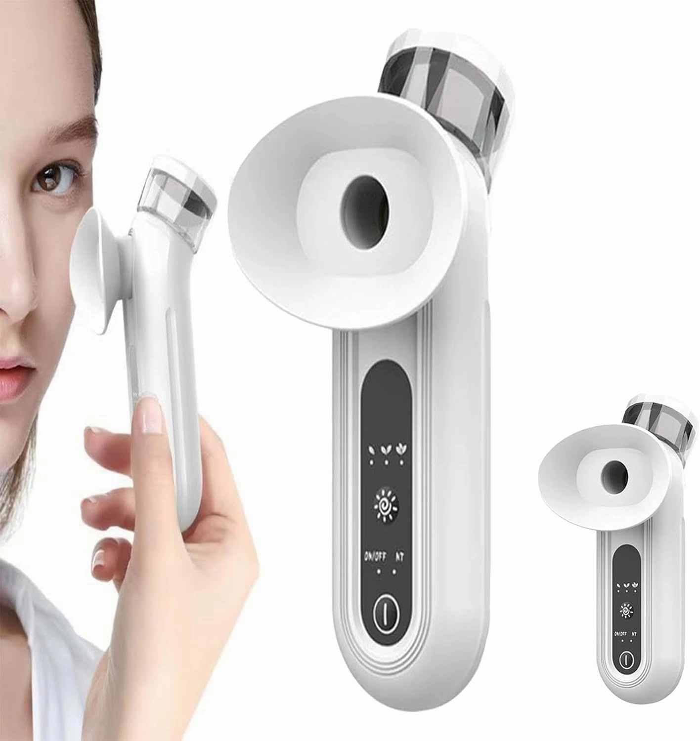 Eye Moisturizer Nano Mist，2025 New Steam Therapy Appliance， Mist Sprayer for Relief Dry Eye,with Warm Pressure, Relief of Eye Bags, Dual-use at Home and Travelling，Portable Rechargeable