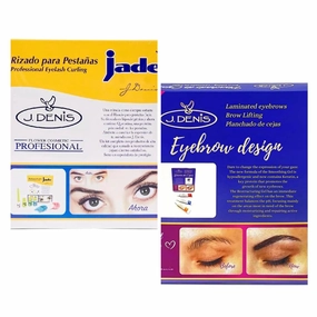 Eyebrow and Lash Lamination Kit J DENIS | At Home DIY and Salon Use | Professional Brow Lamination Kit and Lash Lift | Instant Lift For Fuller Eye Brows and Longer Eyelashes
