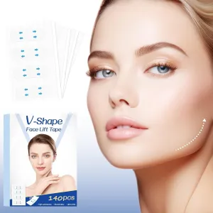 Face Tape, Face Tape Lifting, 140 Pcs Neck Lifting Invisible, Facelift Tapes for Older Women Face Tapes for Lifting Sagging Skin Double Chin Neck Jowls Eyes Facial Wrinkles