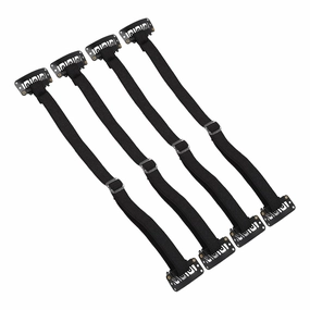 Face Band, 4Pcs Facelift Bands with Clips, Adjustable Elastic Face Stretching Lifting Strap, Face Slimming Bands Eyebrows and Eyes Clip for Face Shaping (Black)