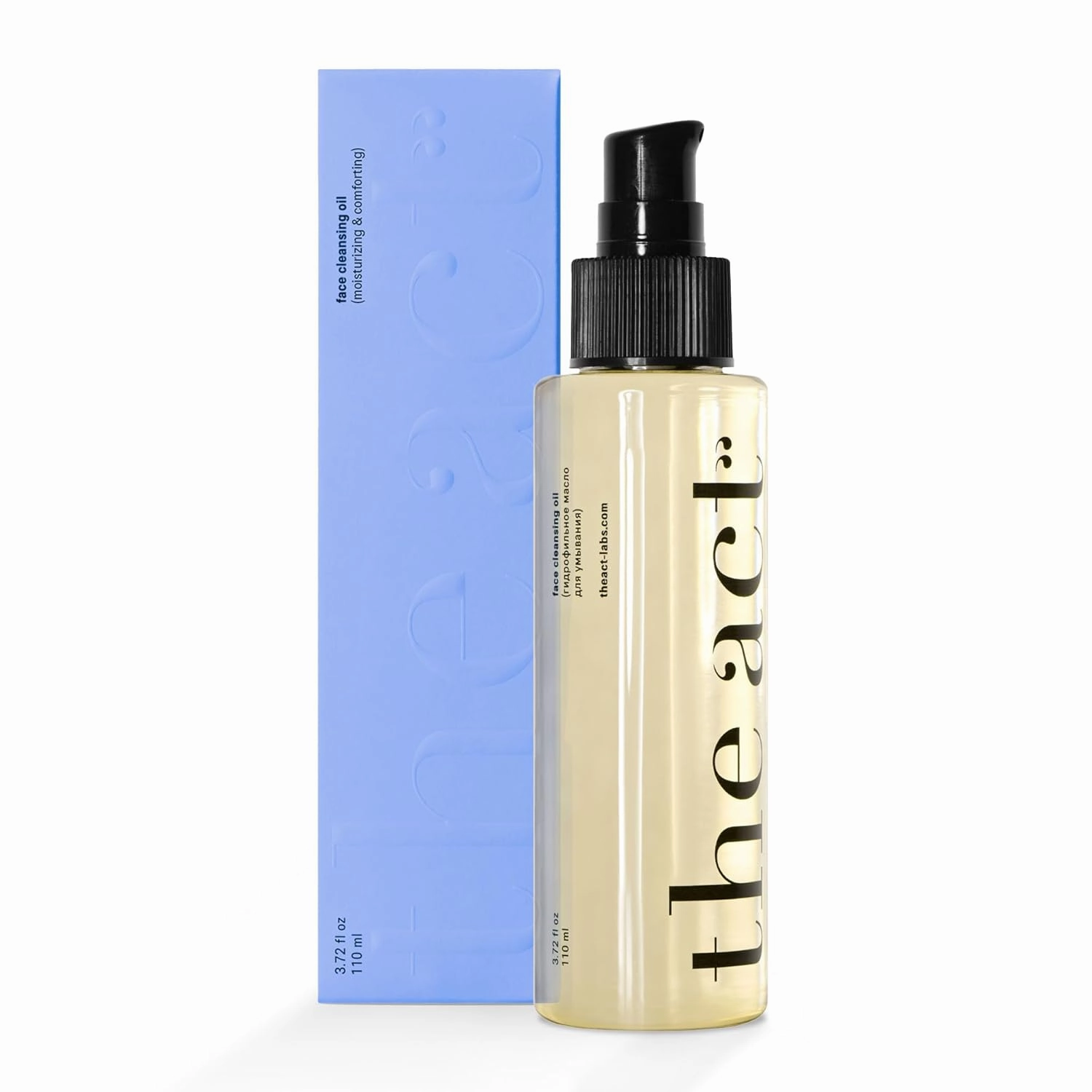 Face Cleansing Oil – Hydrating Makeup Remover & Deep Pore Cleanser | Natural Oils with Grape Seed | Men & Women Cleansing Facial Wash for All Skin Types, Vegan & Cruelty Free | 3.72 fl oz
