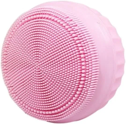 Facial Cleansing Brush, IPX7 Waterproof Vibrating Face Scrubber for Deep Cleanser, Silicone Face Brush Gentle Exfoliating Massaging, Rechargeable Exfoliating Brush