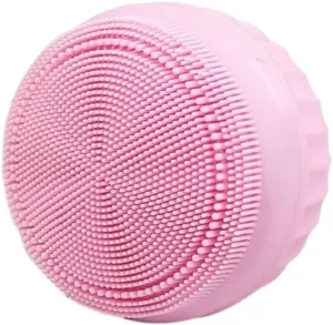 Facial Cleansing Brush, IPX7 Waterproof Vibrating Face Scrubber for Deep Cleanser, Silicone Face Brush Gentle Exfoliating Massaging, Rechargeable Exfoliating Brush