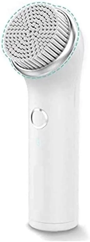 Facial Cleansing Brush, Portable Handled Face Cleansing Brush with Vibrating Rechargeable Face Cleansing Brush for Deep Cleaning Gentle Exfoliating Massaging